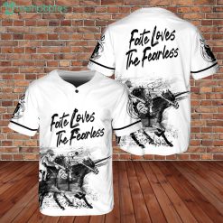 Custom Fate Loves The Fearless Horse Racing Jersey Baseball Shirt Product Photo 1