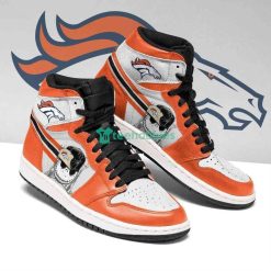 Denver Broncos Jack Skellington Team Air Jordan Hightop Shoes Product Photo 1