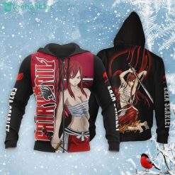 Erza Scarlet All Over Printed 3D Shirt Fairy Tail Anime Fans Product Photo 1