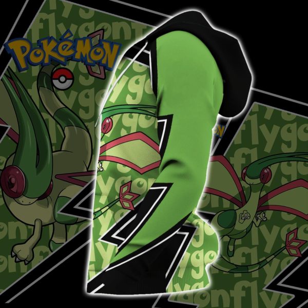 Flygon Zip All Over Printed 3D Shirt Costume Pokemon Fan Gift Idea Product Photo 4