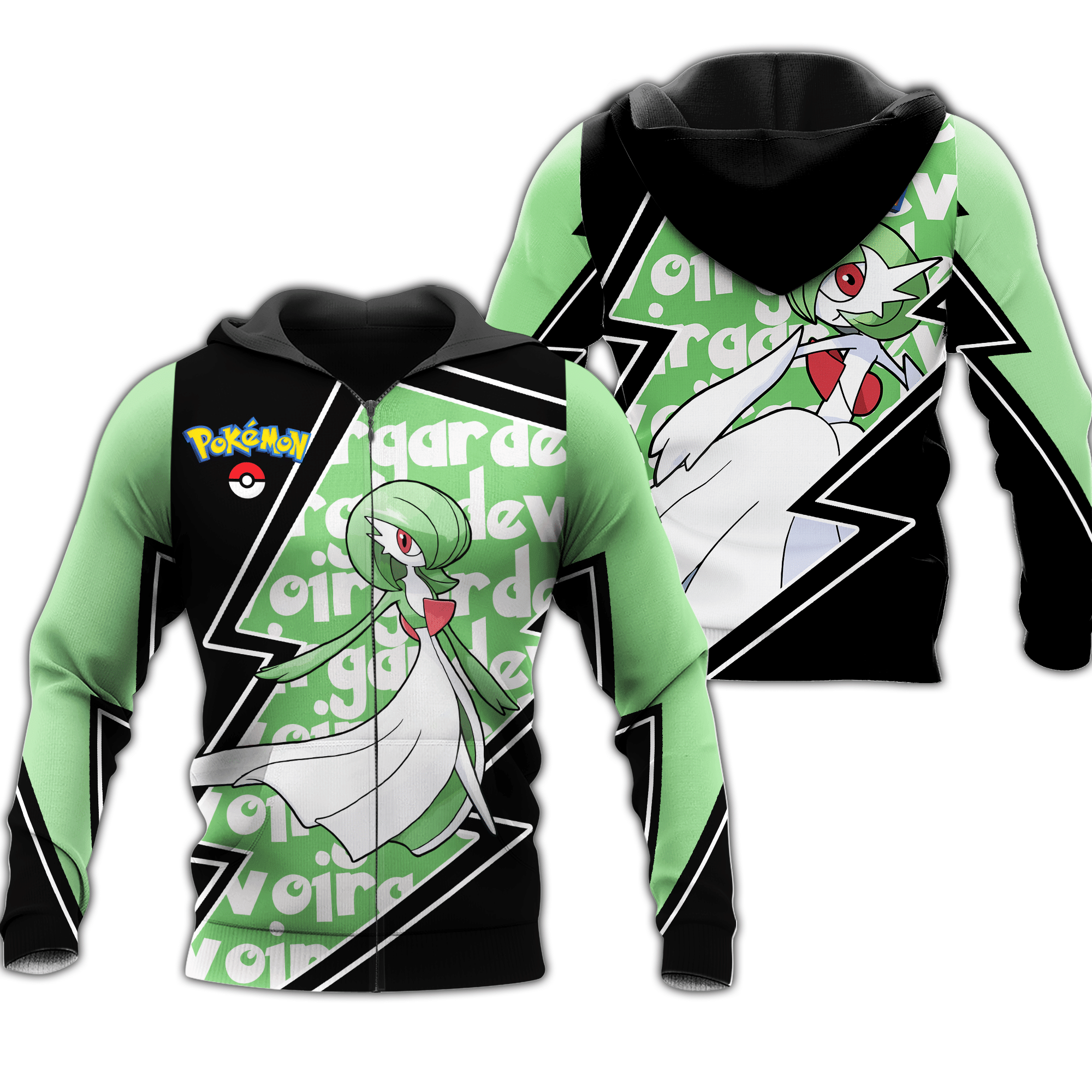 Gardevoir Zip All Over Printed 3D Shirt Costume Pokemon Fan Gift Idea Product Photo 1 Product photo 1