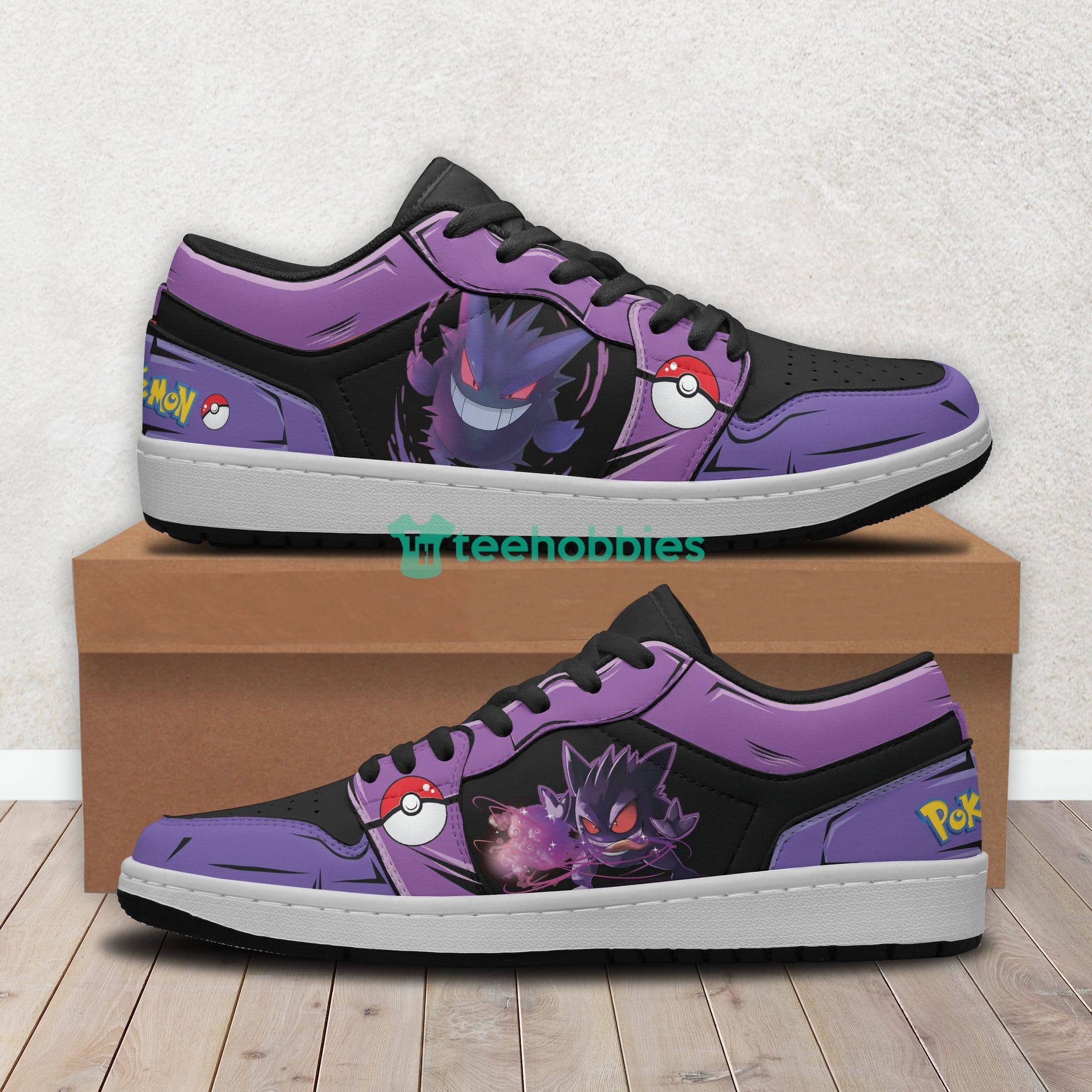 Gengar Pokemon Anime Custom Air Jordan Low Top Shoesproduct photo 1
