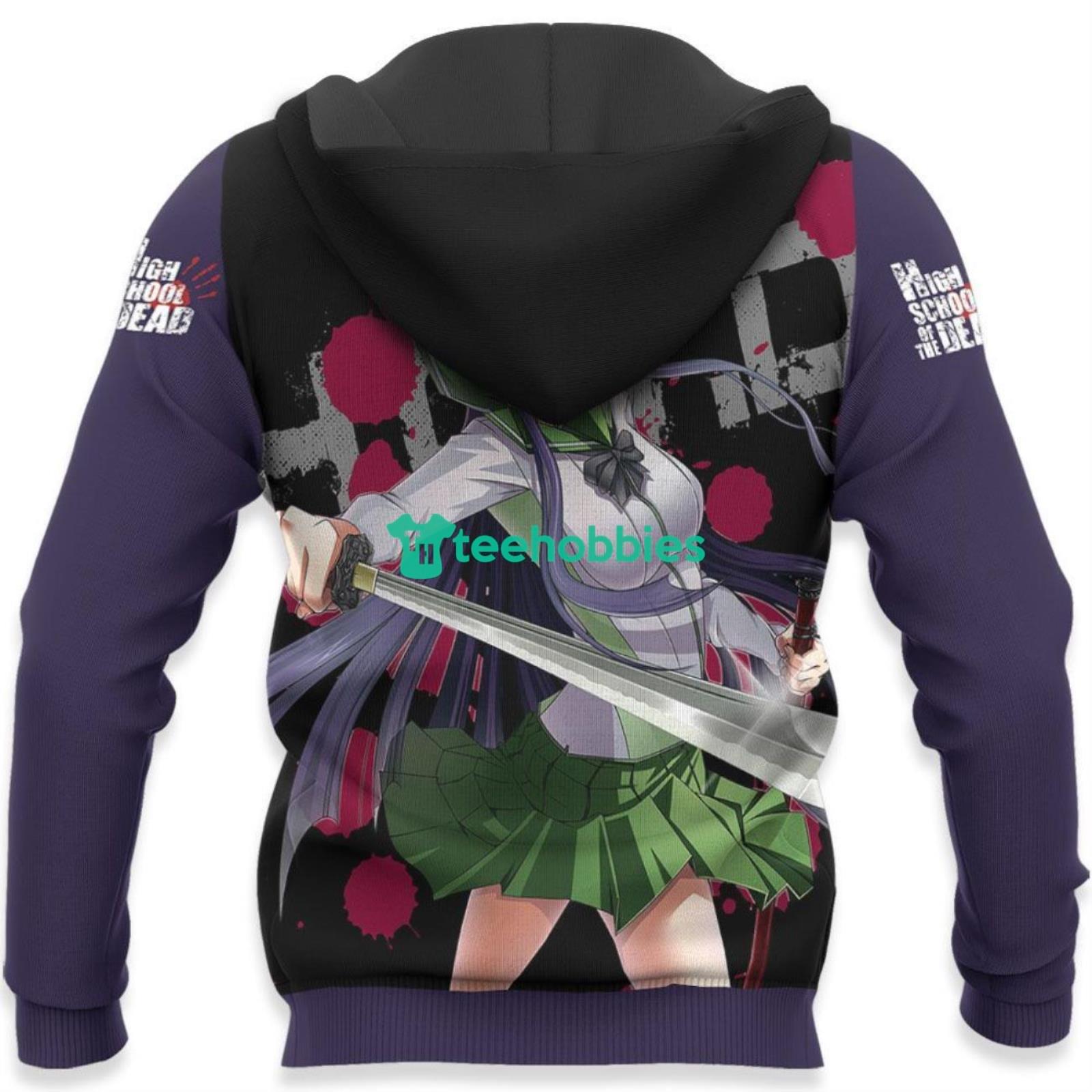 Highschool Of Dead All Over Printed 3D Shirt Saeko Busujima Anime Fans Product Photo 5 Product photo 2