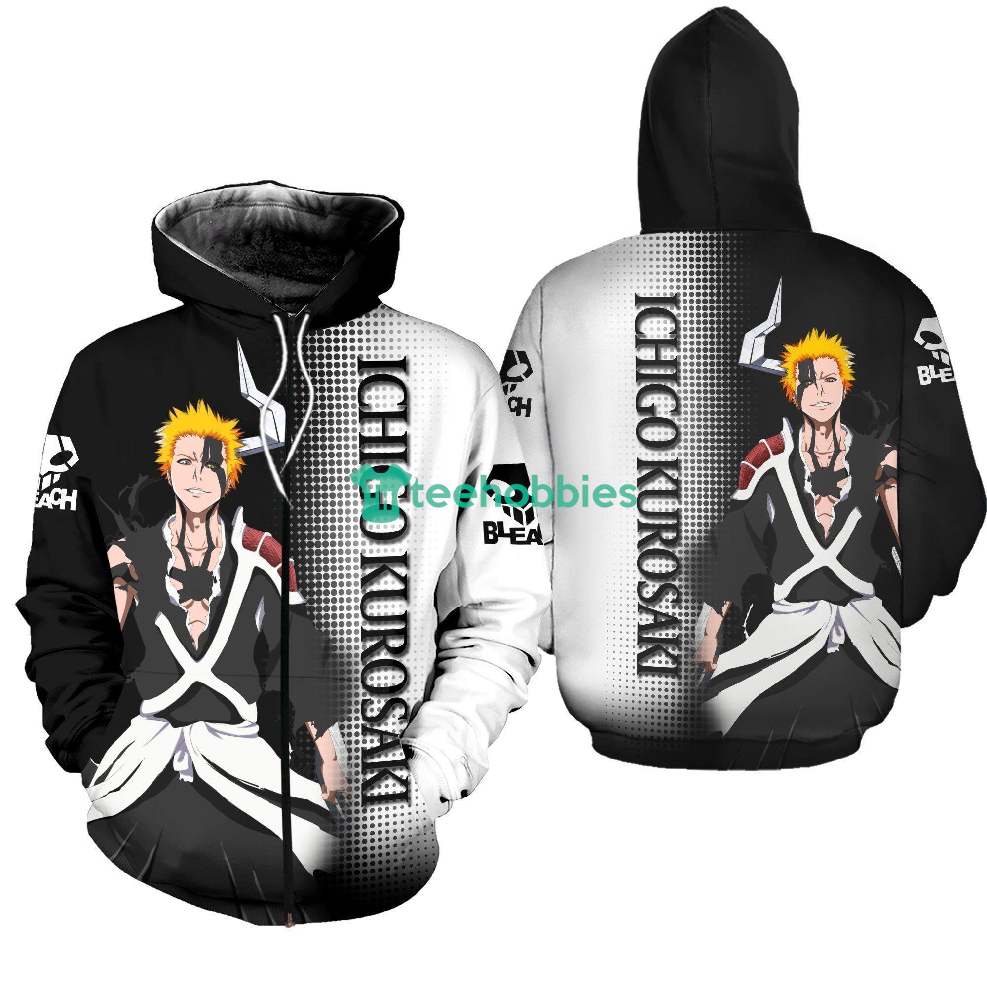 Ichigo Costume Bleach Anime Fans All Over Printed 3D Shirt Product Photo 1 Product photo 1