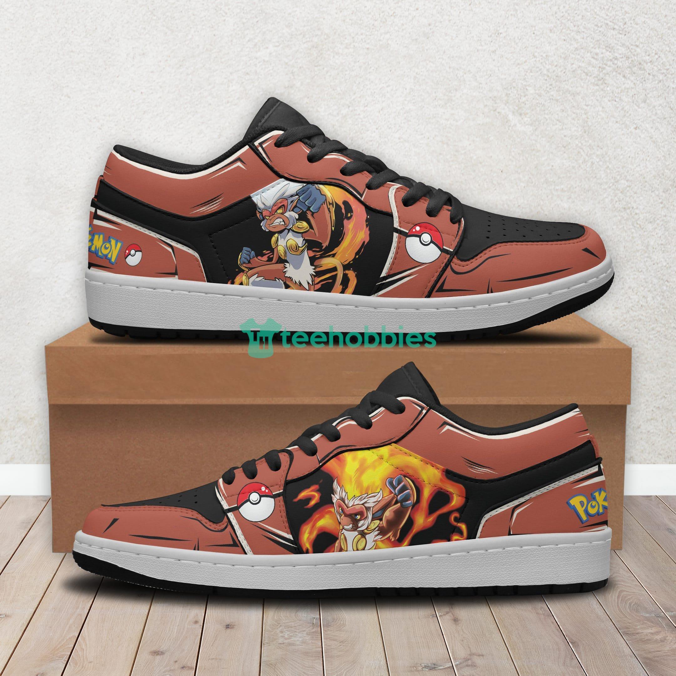 Infernape Pokemon Anime Custom Air Jordan Low Top Shoes Product Photo 1
