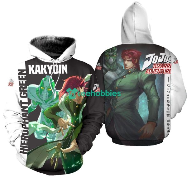 Kakyoin Hierophant Green jj's Anime Fans All Over Printed 3D Shirt Sweater Product Photo 3