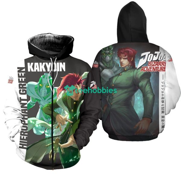 Kakyoin Hierophant Green jj's Anime Fans All Over Printed 3D Shirt Sweater Product Photo 1