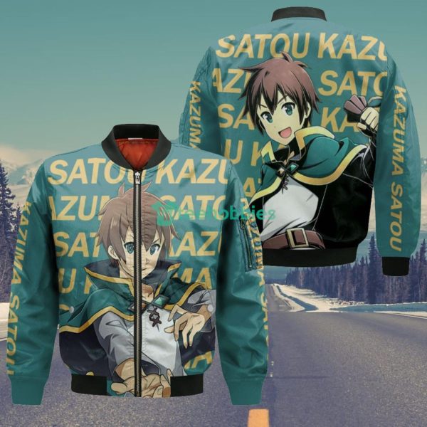 Kazuma Satou All Over Printed 3D Shirt KonoSuba Custom Anime Fans For Fans Product Photo 4