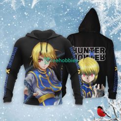 Kurapika Hunter And Hunter Black All Over Printed 3D Shirt Custom Hunter And Hunter Anime Fans Product Photo 3