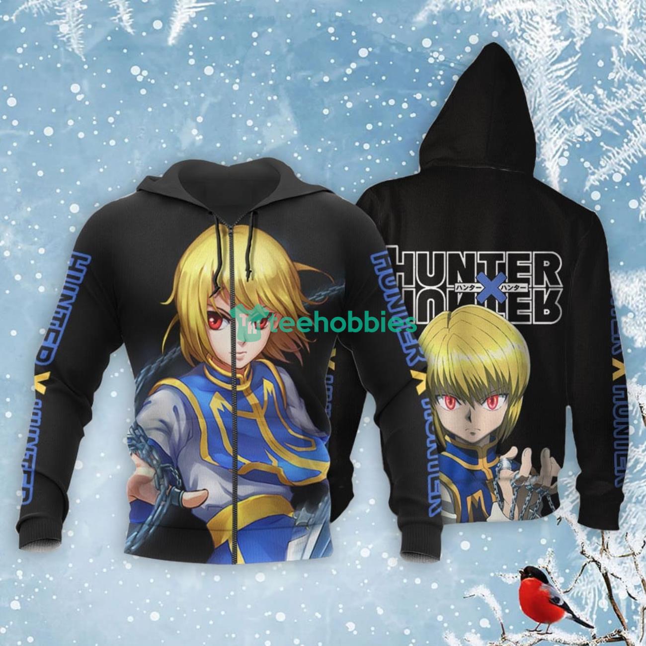 Kurapika Hunter And Hunter Black All Over Printed 3D Shirt Custom Hunter And Hunter Anime Fans Product Photo 1 Product photo 1