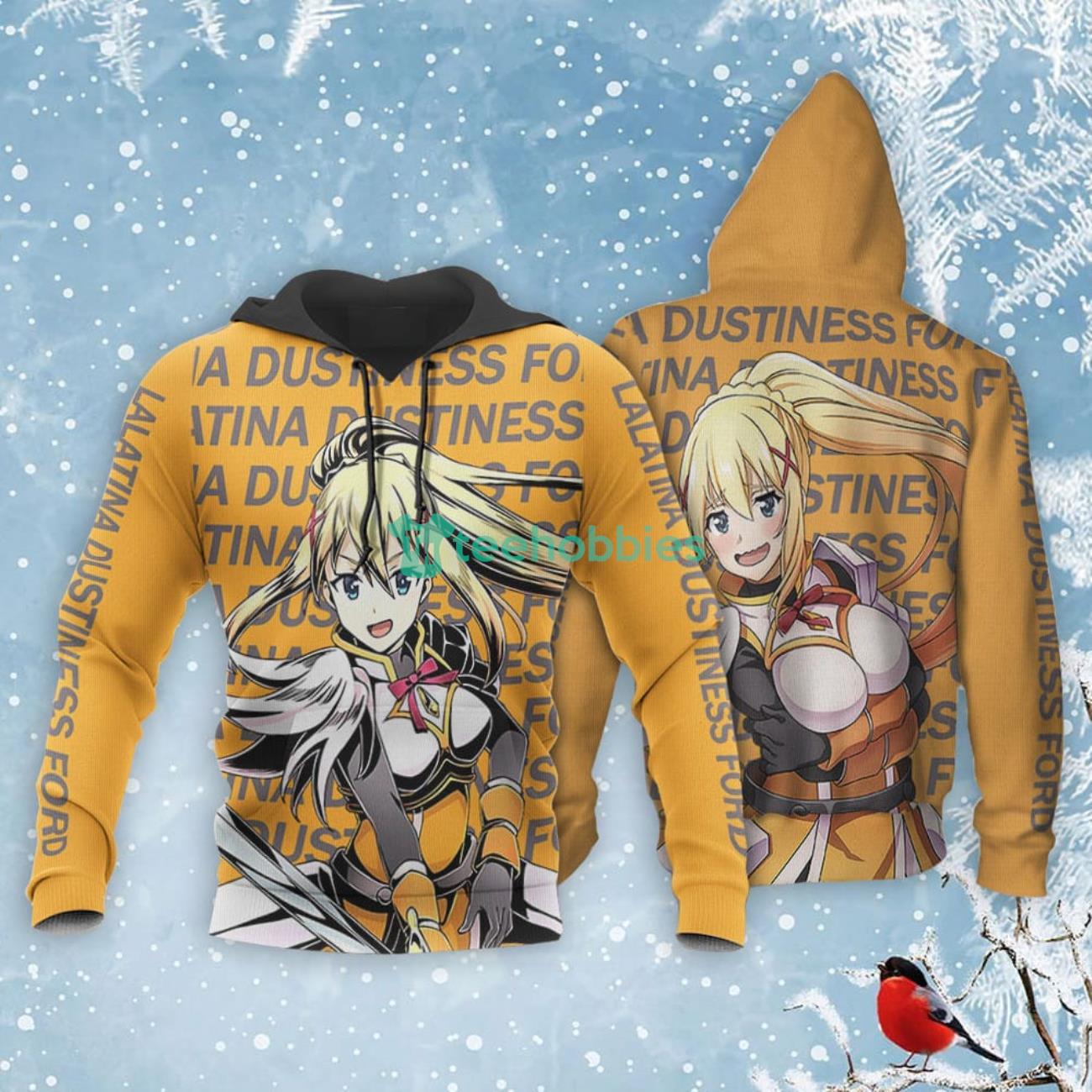 Lalatina Dustiness Ford All Over Printed 3D Shirt KonoSuba Custom Anime Fans For Fans Product Photo 3 Product photo 2