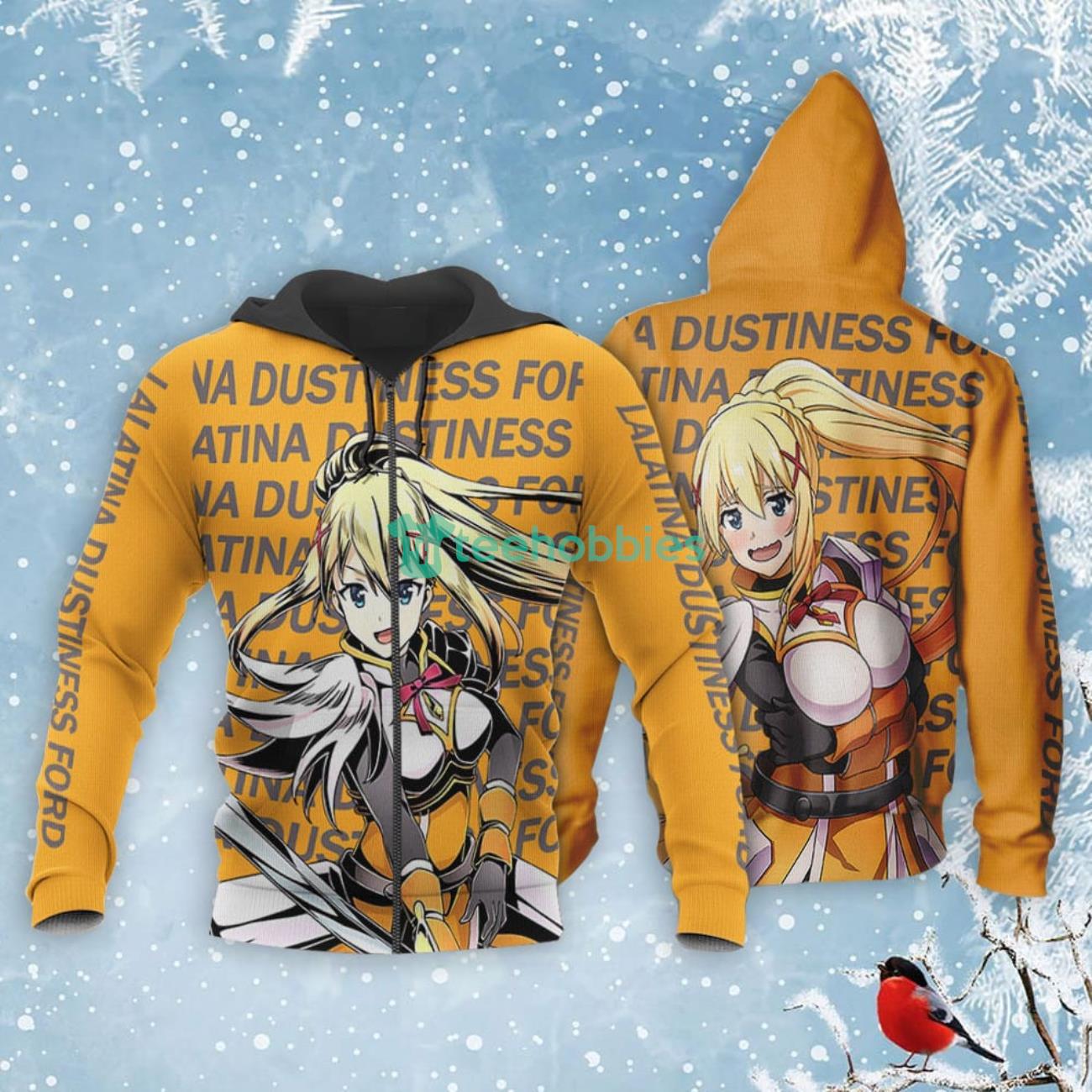 Lalatina Dustiness Ford All Over Printed 3D Shirt KonoSuba Custom Anime Fans For Fans Product Photo 1 Product photo 1