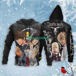 Lawliet Light Yagami Misa All Over Printed 3D Shirt Custom Anime Fans Product Photo 3