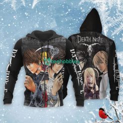 Lawliet Light Yagami Misa All Over Printed 3D Shirt Custom Anime Fans Product Photo 1