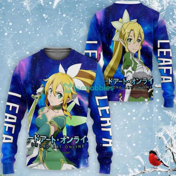 Leafa All Over Printed 3D Shirt Sword Art Online Custom Anime Fans Product Photo 2