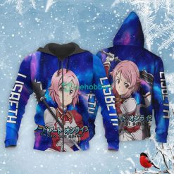 Lisbeth All Over Printed 3D Shirt Sword Art Online Custom Anime Fans Product Photo 1