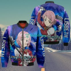 Lisbeth All Over Printed 3D Shirt Sword Art Online Custom Anime Fans Product Photo 4