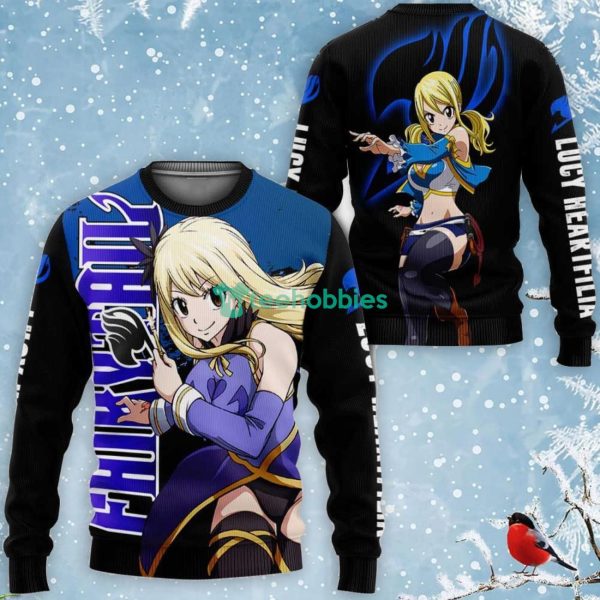 Lucy Heartfilia All Over Printed 3D Shirt Fairy Tail Anime Fans Product Photo 2