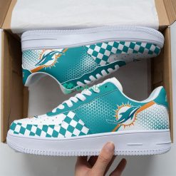 Miami Dolphins Team Best Gift Air Force Shoes For Fans Product Photo 1