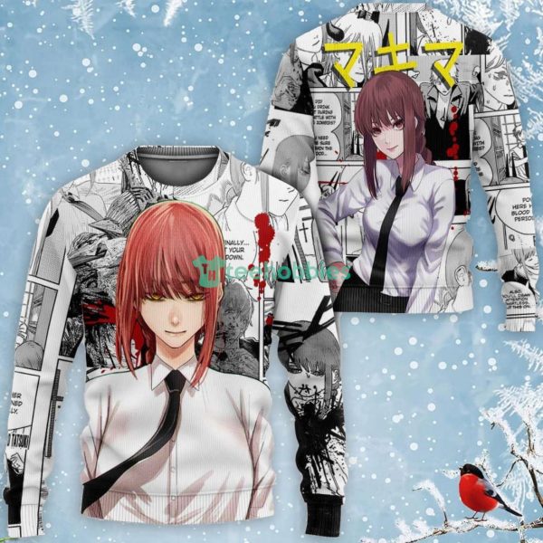 Mikima All Over Printed 3D Shirt Custom Manga Style Chainsaw Man Anime Fans Product Photo 2