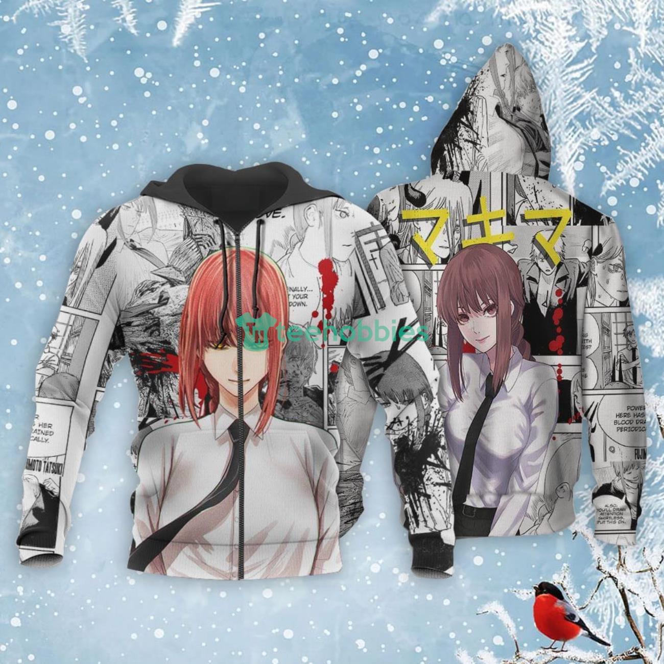 Mikima All Over Printed 3D Shirt Custom Manga Style Chainsaw Man Anime Fans Product Photo 1 Product photo 1