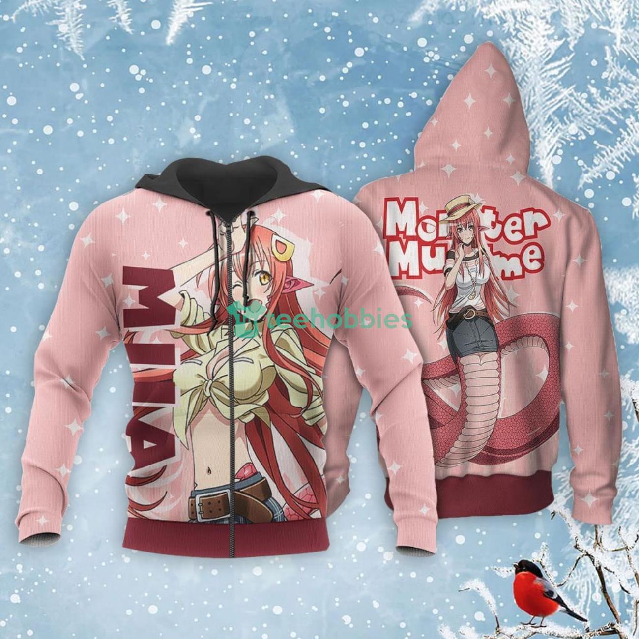 Monster Musume Miia All Over Printed 3D Shirt Custom Anime Fans Product Photo 1 Product photo 1