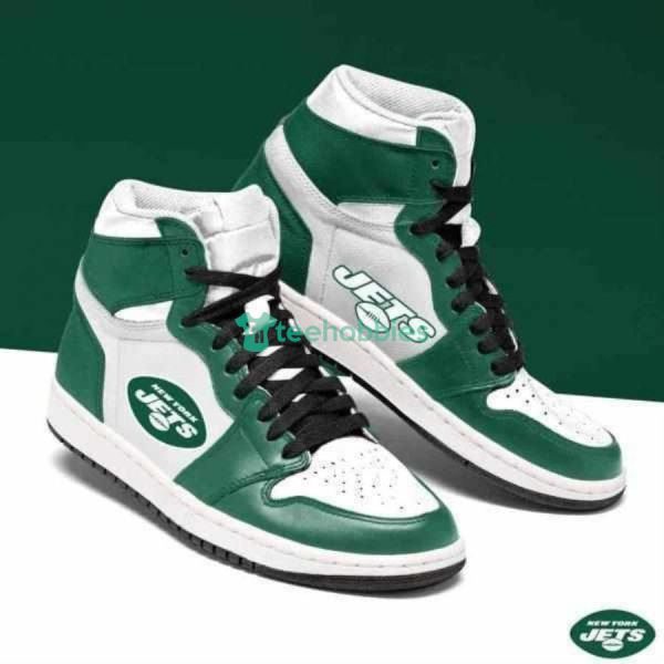 New York Jets Fans Air Jordan Hightop Shoes Product Photo 1