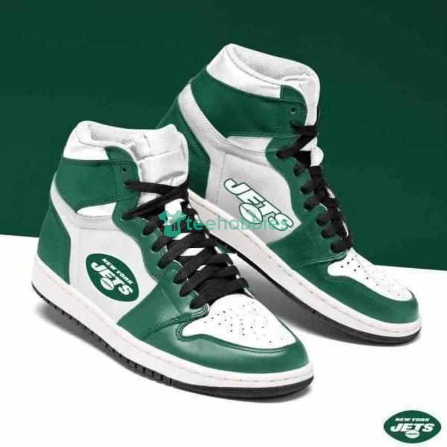 New York Jets Fans Air Jordan Hightop Shoes Product Photo 1 Product photo 1