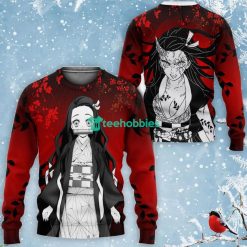Nezuko All Over Printed 3D Shirt Custom Kimetsu Anime Fans Japan Art Product Photo 2