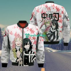 Obanai and Mitsuri All Over Printed 3D Shirt Custom Kimetsu Anime Fans Valentine's Gift Product Photo 4