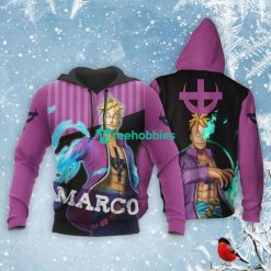 One Piece Marco All Over Printed 3D Shirt One Piece Anime Fans Product Photo 3