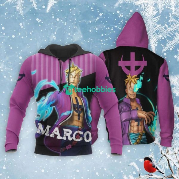 One Piece Marco All Over Printed 3D Shirt One Piece Anime Fans Product Photo 3