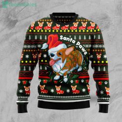 Pembroke Welsh Corgi Paws Santa Corgi Ugly Christmas Sweater Product Photo 1