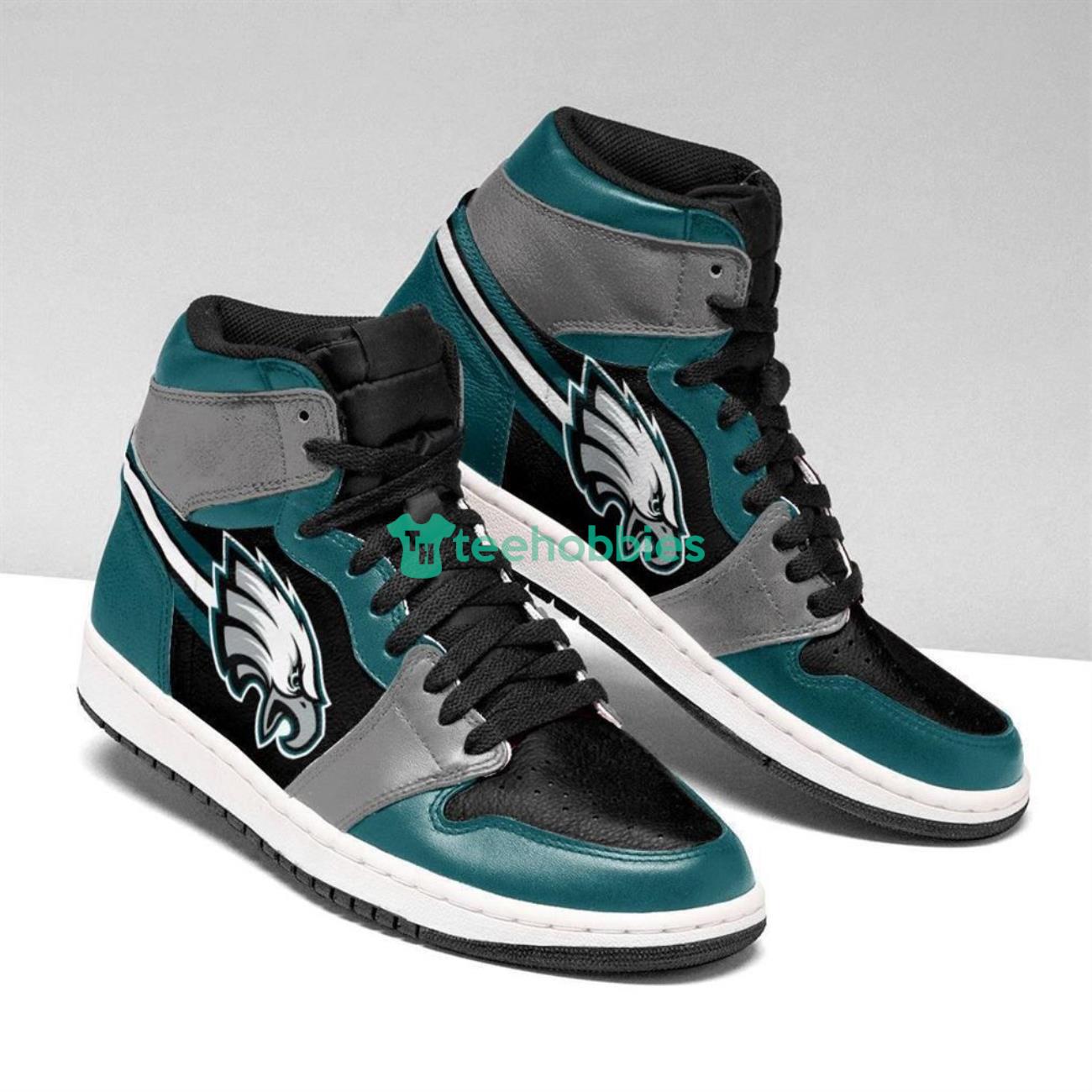 Philadelphia Eagles Fans Air Jordan Hightop Shoes Product Photo 1
