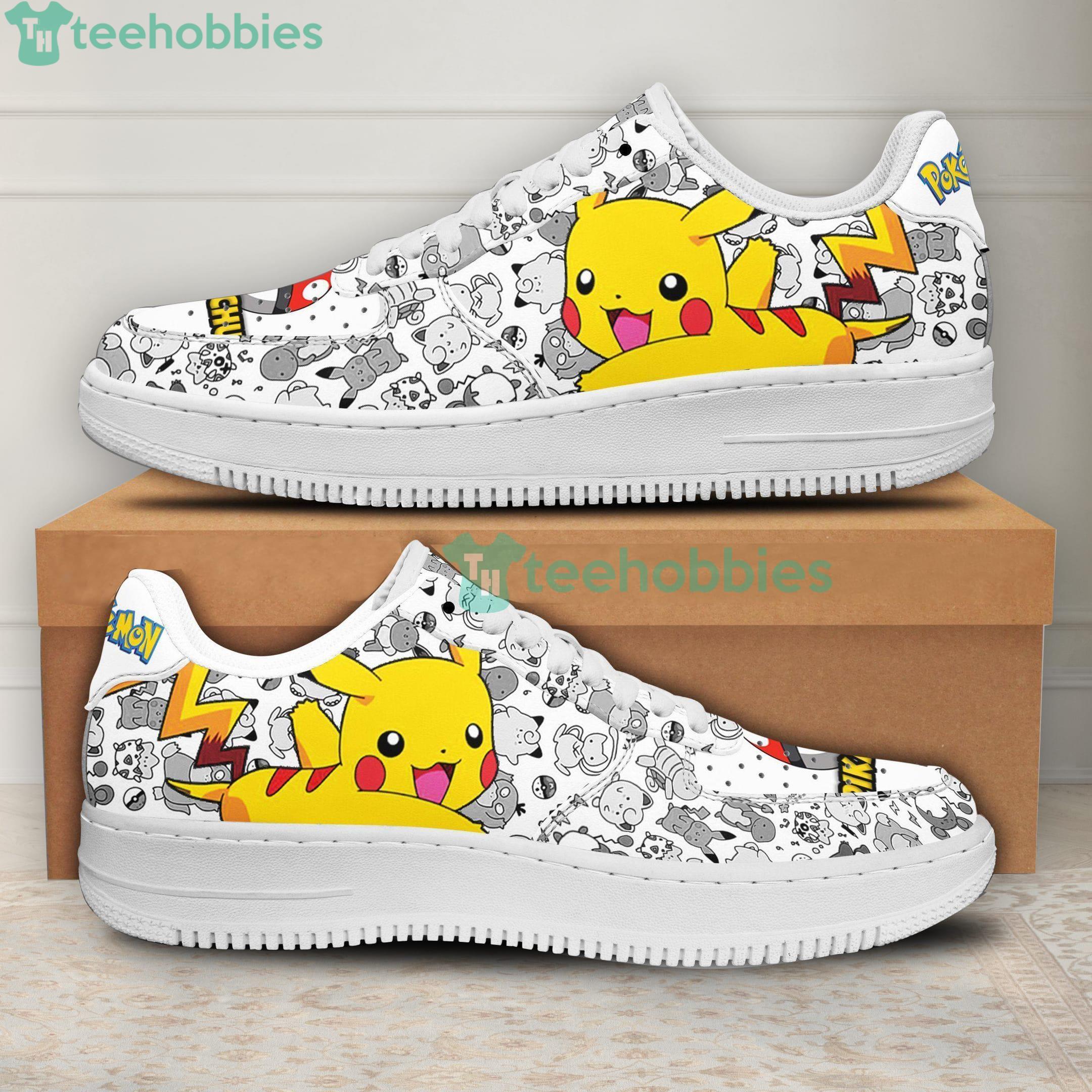 Pikachu Pokemon Lover Air Force Shoes For Fansproduct photo 1