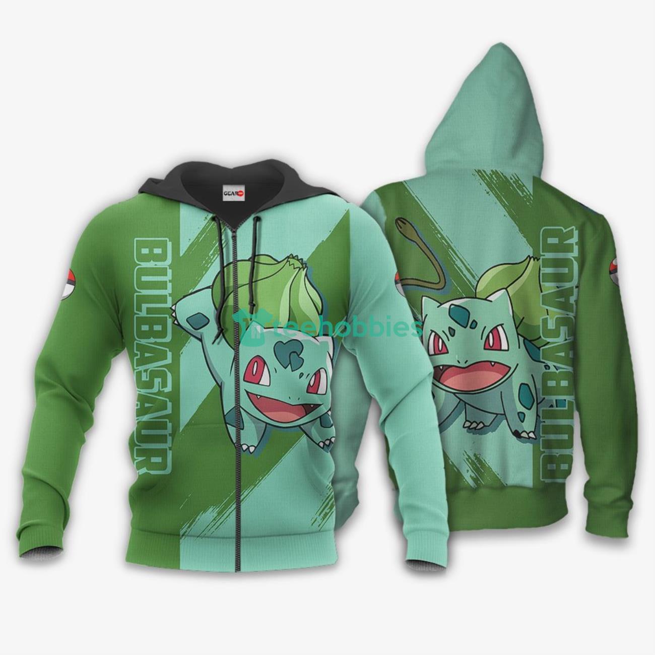 Pokemon Bulbasaur All Over Printed 3D Shirt Anime Fans Product Photo 1 Product photo 1