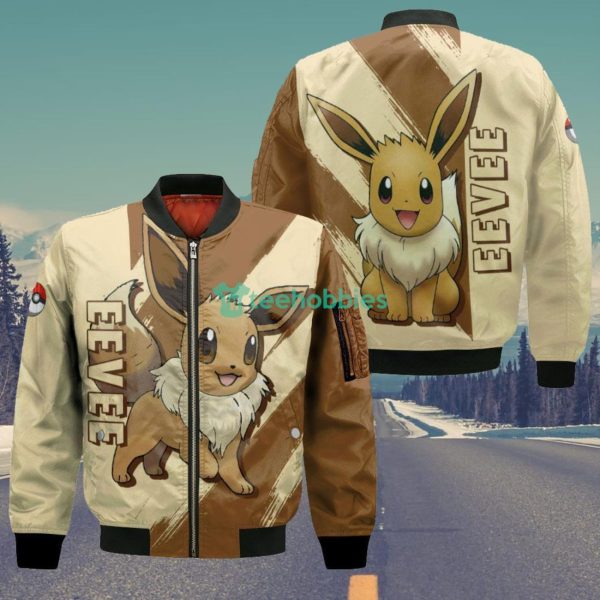 Pokemon Eevee All Over Printed 3D Shirt Custom Pokemon Anime Fans Product Photo 4