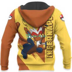 Pokemon Infernape Lover All Over Printed 3D Shirt Anime Fans Product Photo 5