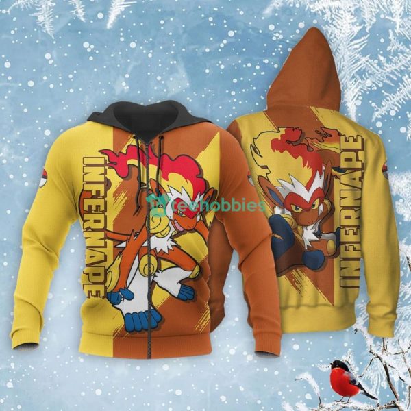 Pokemon Infernape Lover All Over Printed 3D Shirt Anime Fans Product Photo 1