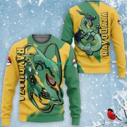 Pokemon Rayquaza Lover All Over Printed 3D Shirt Anime Fans Product Photo 2