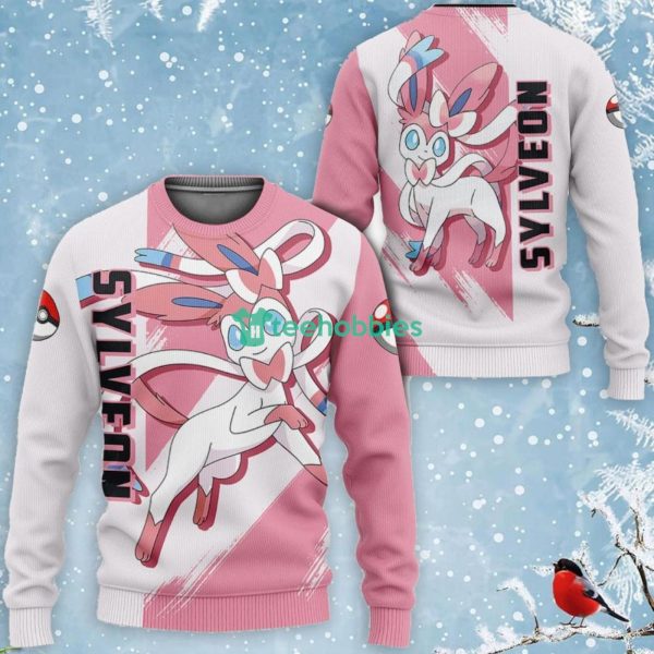 Pokemon Sylveon Lover All Over Printed 3D Shirt Anime Fans Product Photo 2