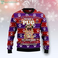 Pug Baby Christmas Pug Lover Ugly Christmas Sweater Product Photo 1