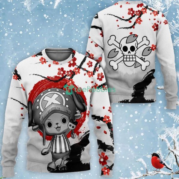 Red Tony Chopper All Over Printed 3D Shirt Custom Japan Style One Piece Anime Fans Product Photo 2