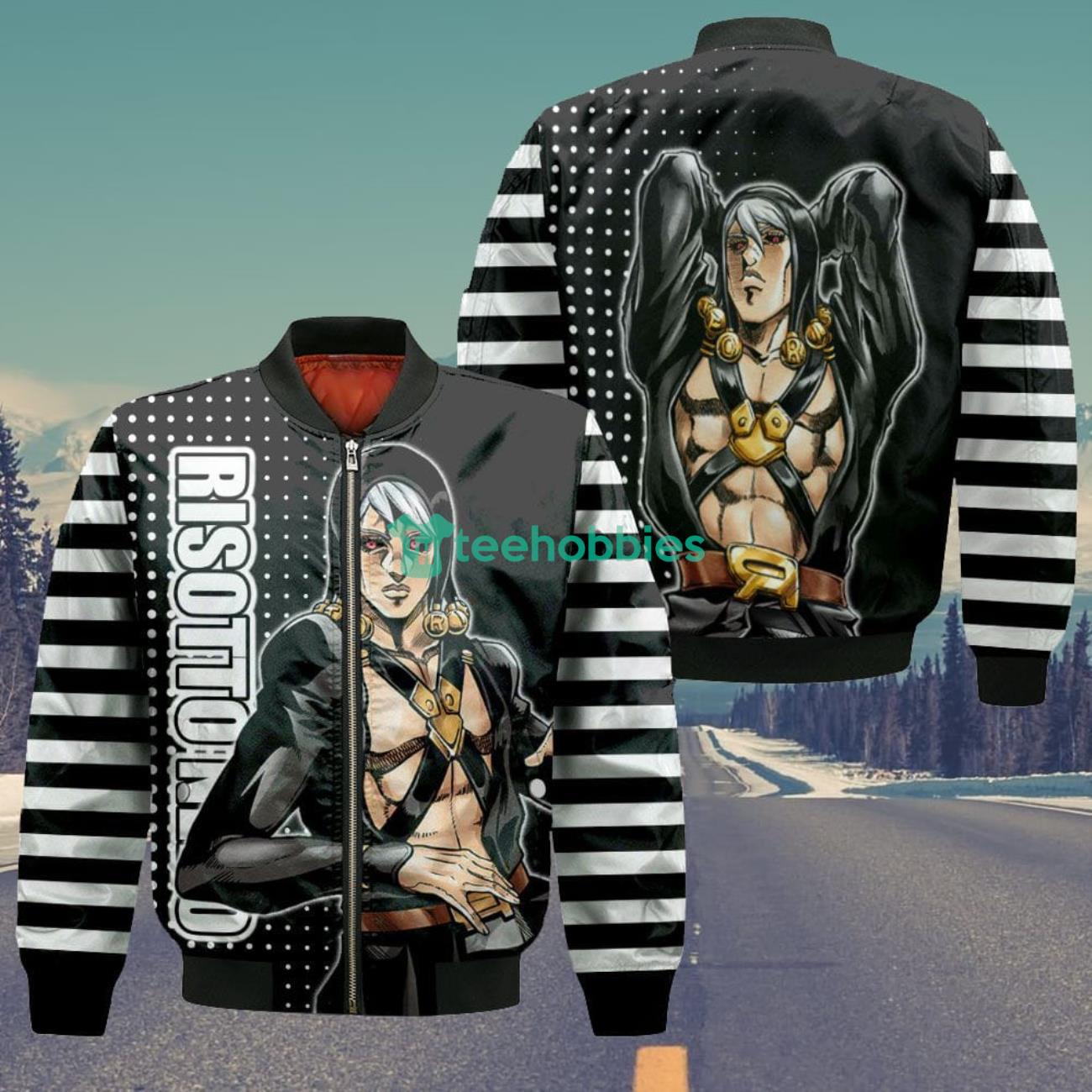 Risotto Nero All Over Printed 3D Shirt Custom Anime Fans JJBAs Product Photo 4 Product photo 2