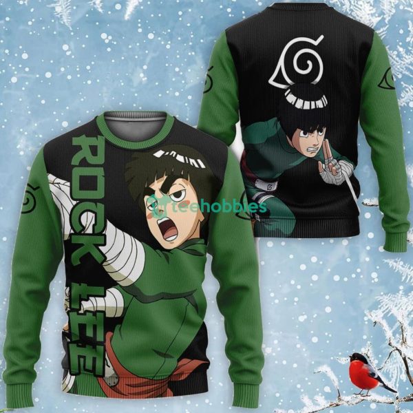 Rock Lee All Over Printed 3D Shirt Custom Anime Fans Naruto Product Photo 2