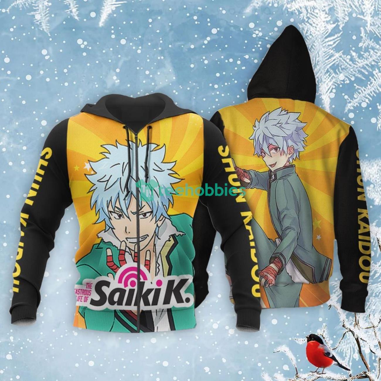 Saiki K Shun Kaidou All Over Printed 3D Shirt Saiki K Anime Fans Product Photo 1 Product photo 1