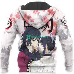 Shinobu and Giyuu All Over Printed 3D Shirt Custom Kimetsu Anime Fans Valentine's Gifts Product Photo 5