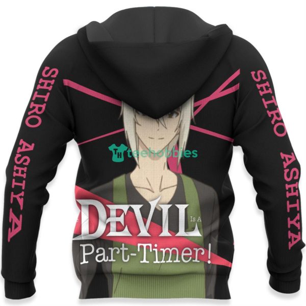 Shiro Ashiya All Over Printed 3D Shirt The Devil is a Part-Timer Custom Anime Fans Product Photo 5