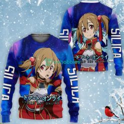Silica All Over Printed 3D Shirt Sword Art Online Custom Anime Fans Product Photo 2