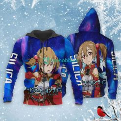 Silica All Over Printed 3D Shirt Sword Art Online Custom Anime Fans Product Photo 1